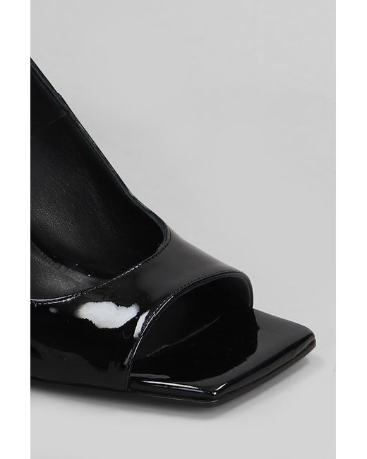 Sandali in Vernice Nera di Alchimia in Black