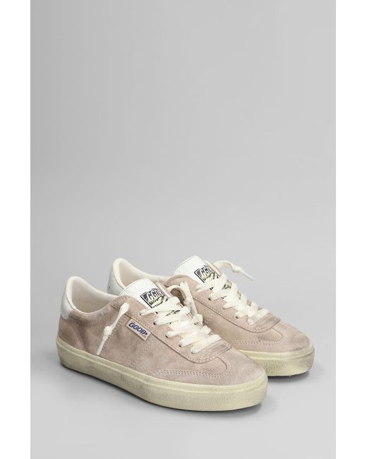 Sneakers Soul Star in Camoscio Rosa di Golden Goose Deluxe Brand in Pink