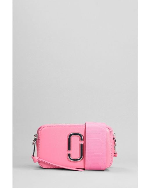 Borsa a spalla The snapshot in Pelle Rosa di Marc Jacobs in Pink