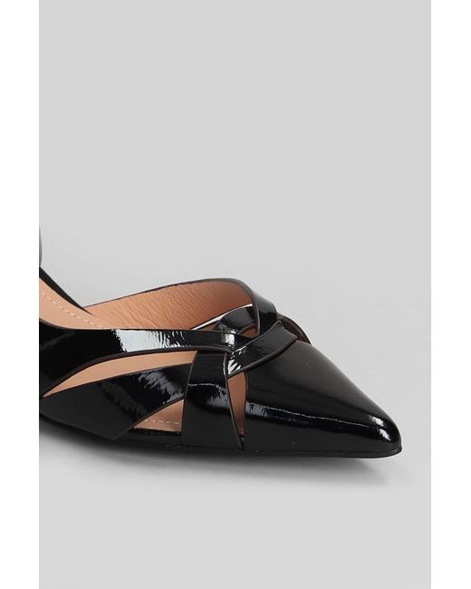Decollete Nolia 45 in Vernice Nera di Bibi Lou in Black