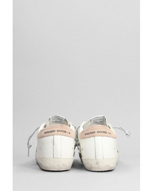 Golden Goose Deluxe Brand White Superstar Sneakers In Leather