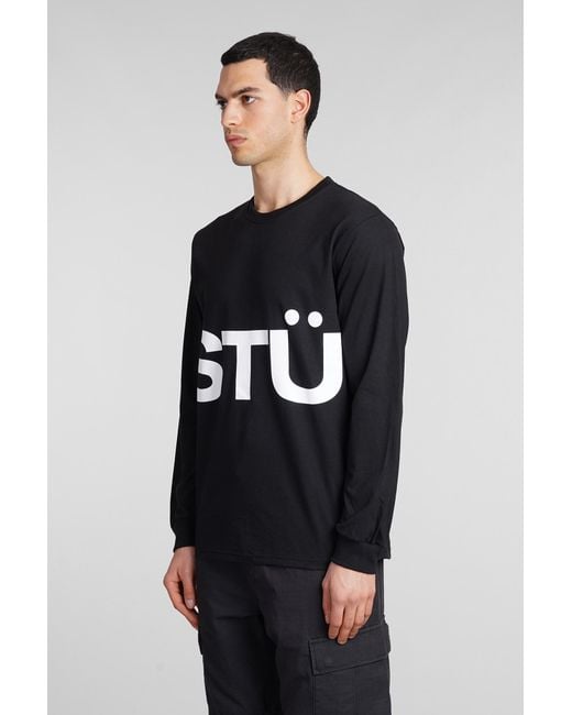 Stussy T-shirt In Black Cotton for men