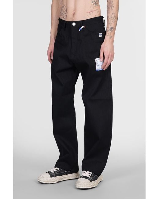 Pantalone in Cotone Nero di INSTRU(MEN-TAL) by MIHARA YASUHIRO in Black da Uomo