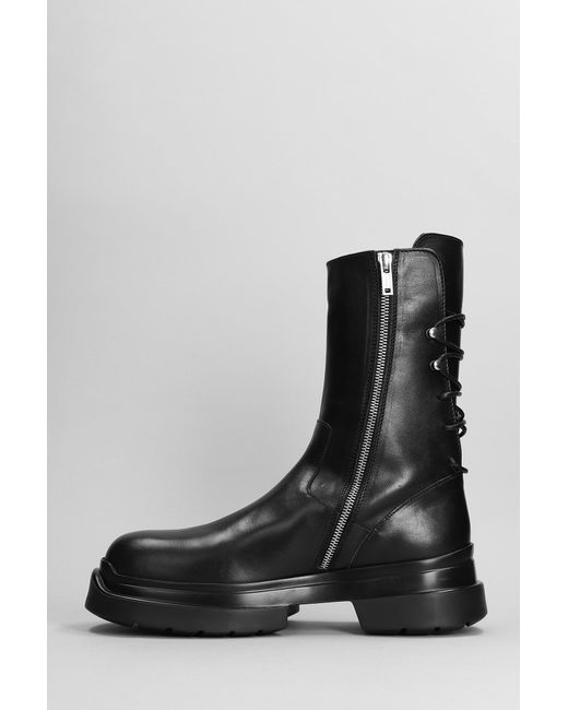 Ann Demeulemeester Ankle Boots In Black Leather for Men | Lyst