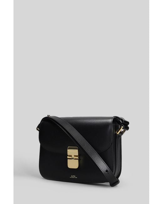 A.P.C. Black Grace Small Shoulder Bag