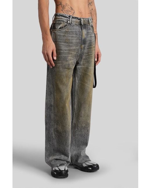 44 Label Group Multicolor Jeans In Grey Cotton for men