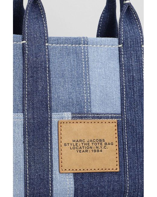 Marc Jacobs The Small Tote Tote In Blue Denim