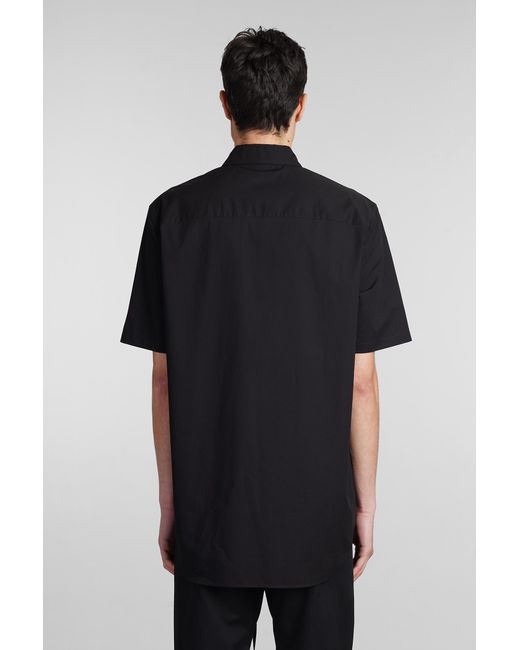 Ann Demeulemeester Shirt In Black Cotton for men