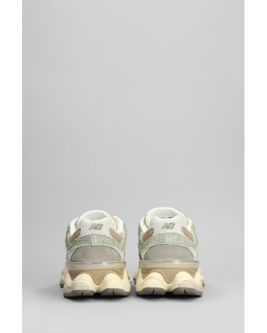 Sneakers 9060 in Camoscio e Tessuto Beige di New Balance in Natural da Uomo