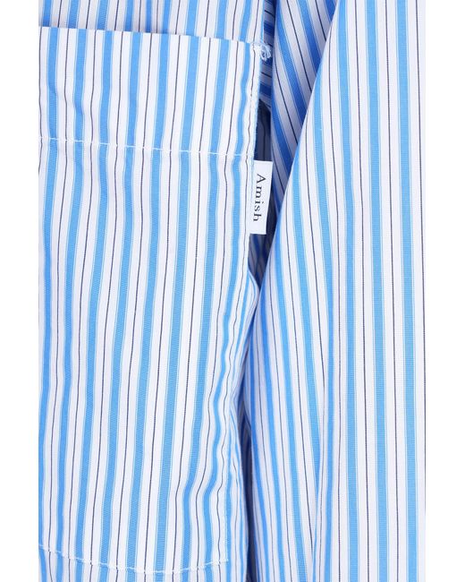 Camicia in Cotone Bianco di AMISH in Blue da Uomo