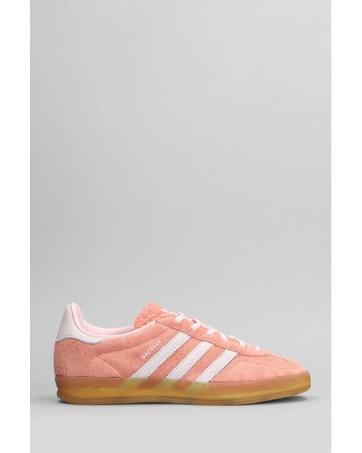 Adidas Gazelle Indoor W Sneakers In Rose-pink Suede
