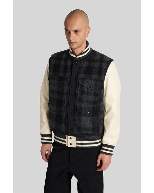 Junya Watanabe Black Bomber Jacket for men