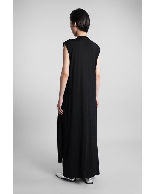 Jil Sander Black Long Dress