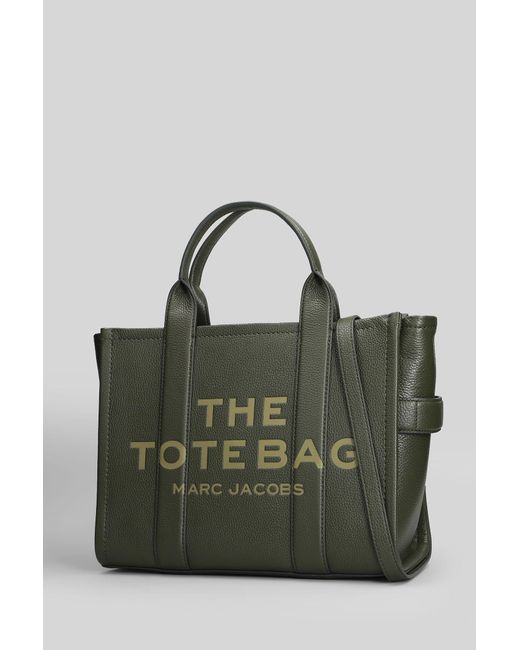 Marc Jacobs The Medium Tote Tote In Green Leather