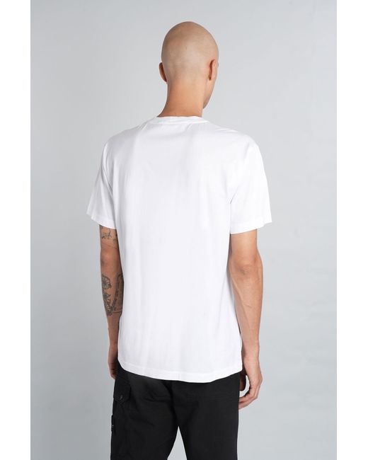 Stone Island White T-Shirt for men