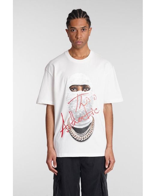 Ih Nom Uh Nit T-shirt In White Cotton for men