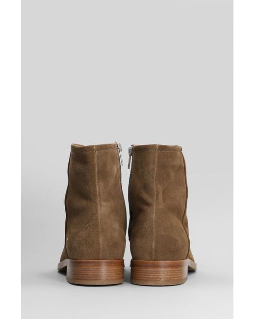 Common Projects Brown Zipped Boot Ankle Boots for men