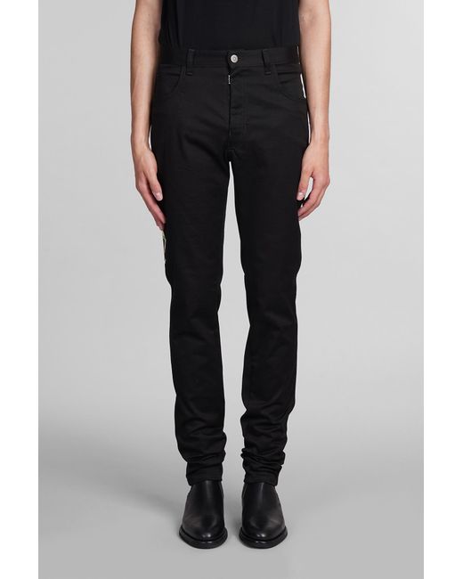 Jeans in Cotone Nero di Maison Margiela in Black da Uomo