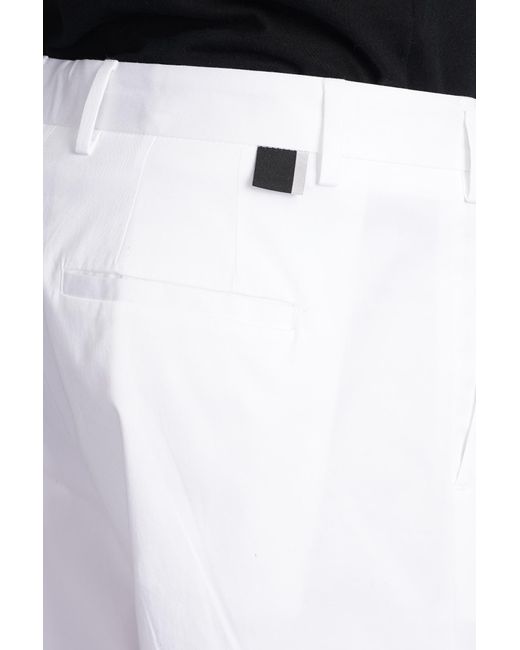 Low Brand Kim Pants In White Cotton for men