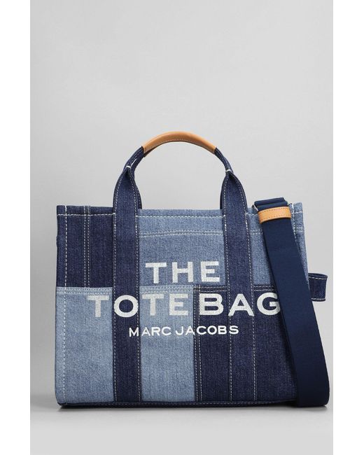 Marc Jacobs The Medium Tote Tote In Blue Denim