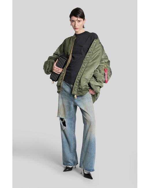 Vetements Green Bomber Jacket