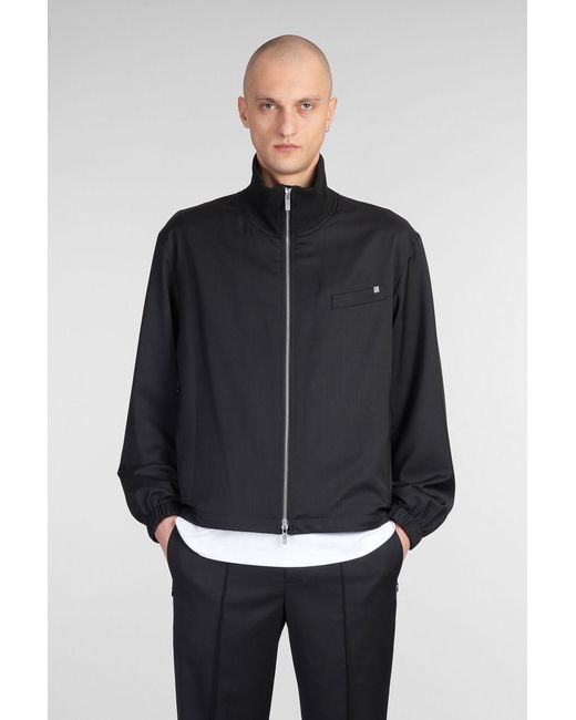 Giacca Casual in Lana Nera di Helmut Lang in Gray da Uomo