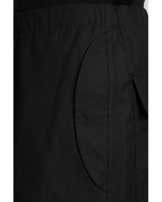 Jil Sander Pants In Black Cotton for men