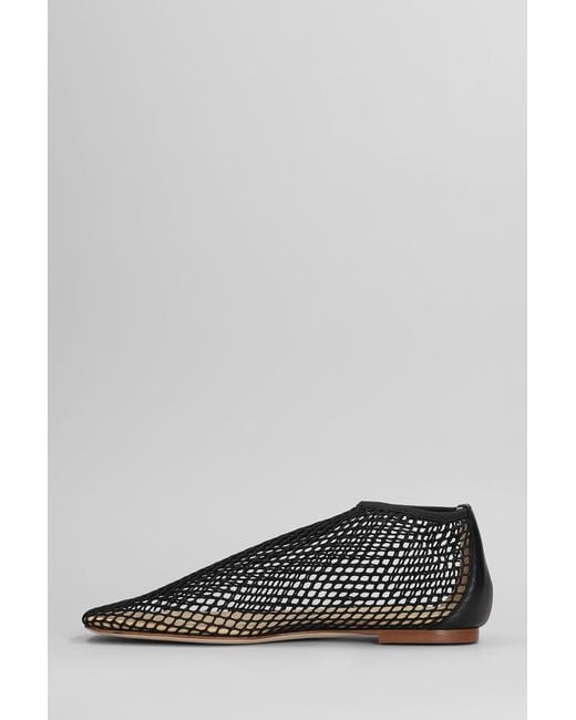 Ballerine in Pelle Nera di Fabio Rusconi in Gray