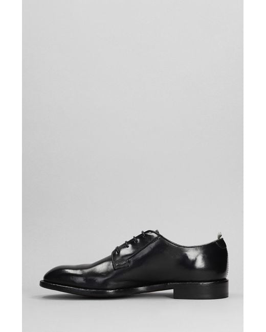 Officine Creative Gray Signature 001 Lace Up Shoes for men