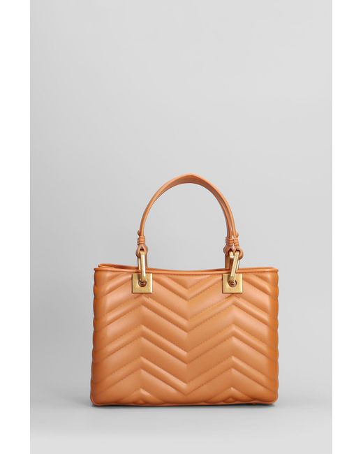 Borsa a spalla Flat Krissy M Wave in Gomma Cuoio naturale di Marc Ellis in Multicolor