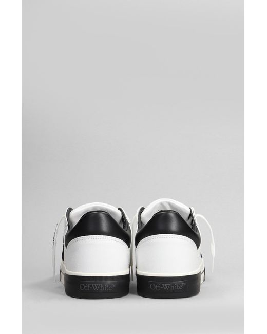 Sneakers New low vulcanized in Cotone Bianco di Off-White c/o Virgil Abloh in White da Uomo