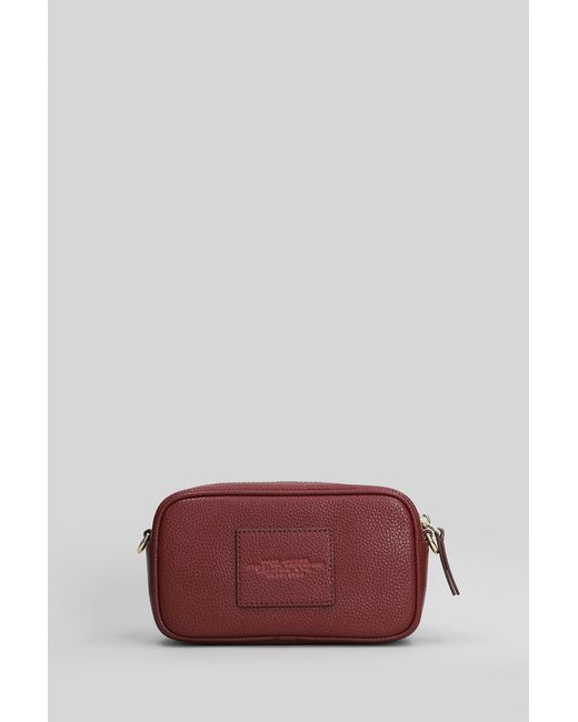 Marc Jacobs Red The Crossbody Shoulder Bag In Bordeaux Leather