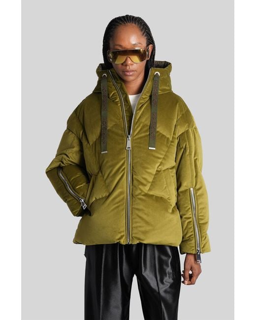 Piumino in Poliammide Verde di Khrisjoy in Green