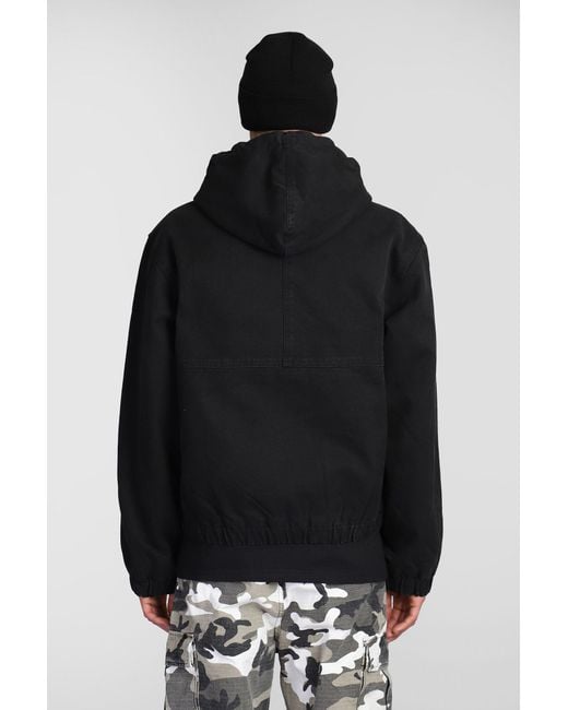 Giacca Casual in Cotone Nero di Stussy in Black da Uomo