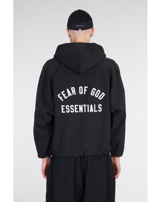 Bomber in Poliestere Nera di Fear Of God in Blue da Uomo