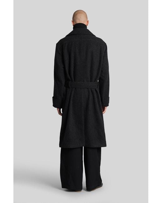 In Lana Nera di Lemaire in Black da Uomo