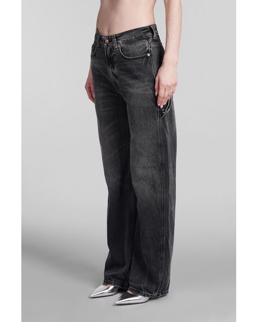 Haikure Winona Jeans In Black Multicolor Cotton