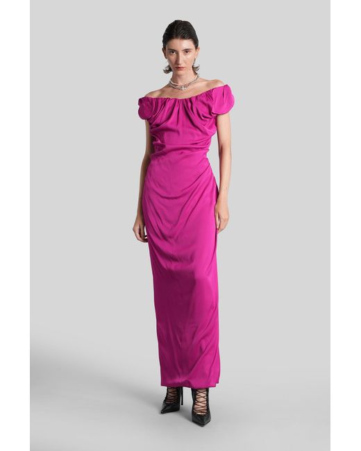 Vivienne Westwood Women's Pink Long Ginnie Long Dress
