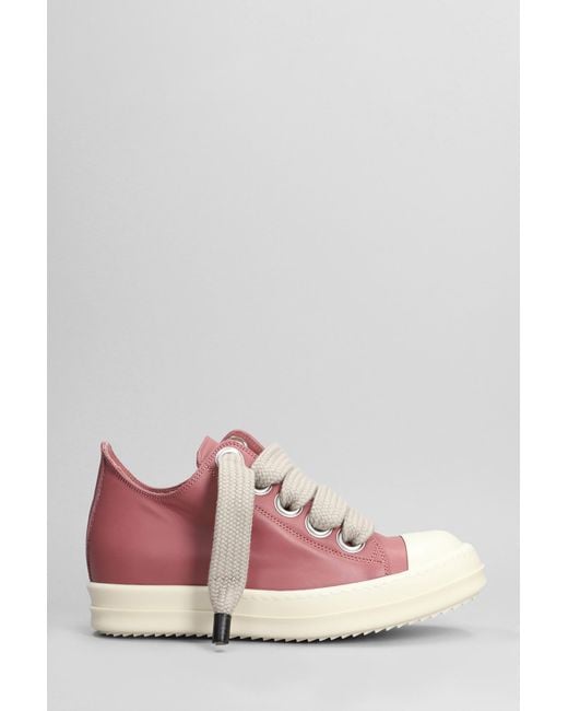 Rick Owens Jumbolaced Sneakers in Pink | Lyst display picture 1