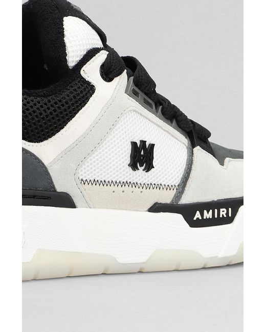 Sneakers Ma1 in Pelle Nera di Amiri in White