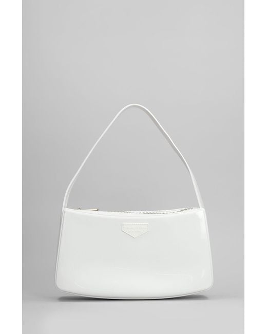 Borsa a mano Flat Timeless in Gomma Bianca di Marc Ellis in White