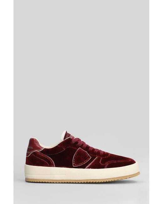 Philippe Model Brown Nice Low Sneakers