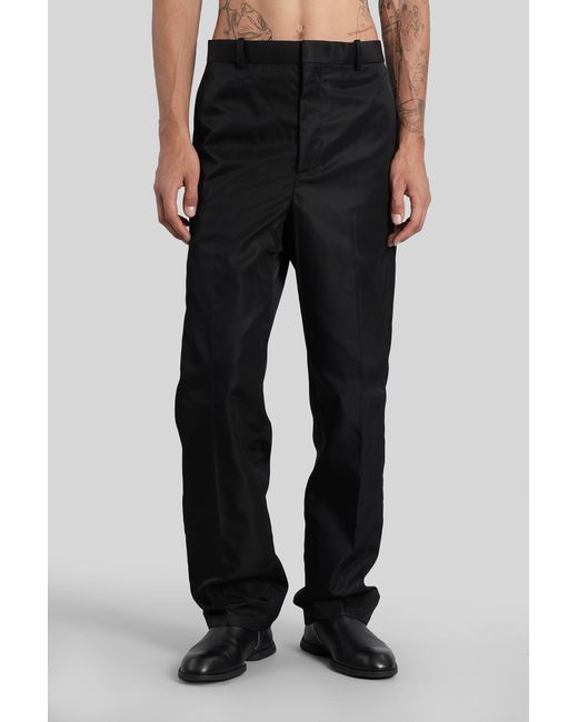 Pantalone in Poliammide Nera di Jil Sander in Black da Uomo