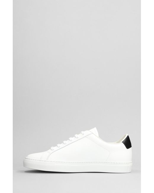 Sneakers Retro classic in Pelle Bianca di Common Projects in White da Uomo