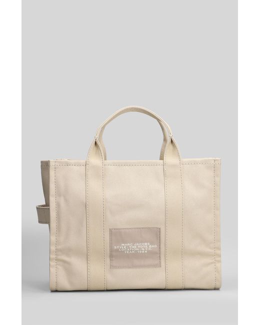 Marc Jacobs Natural The Medium Tote Tote In Beige Cotton