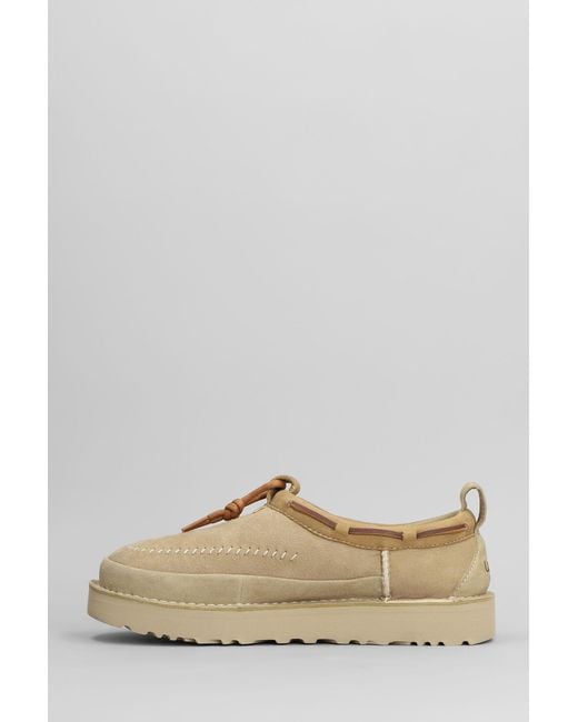Mocassini Tasman Crafted in Camoscio Beige di Ugg in Natural
