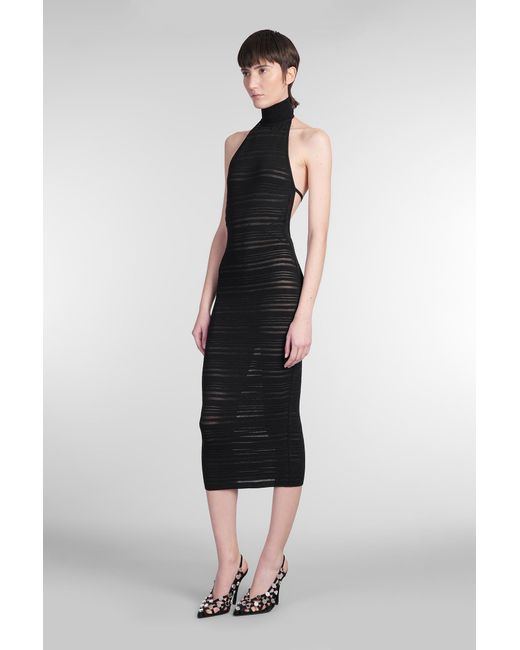 Abito donna in viscosa Nera di ANDREADAMO in Black
