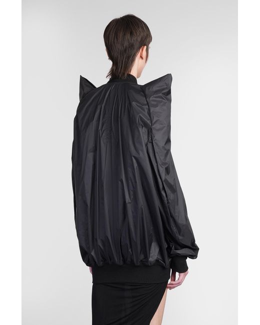 Bomber Tec flight in Poliammide Nera di Rick Owens in Gray
