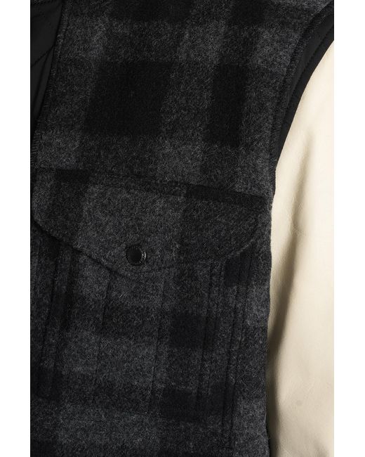 Junya Watanabe Black Bomber Jacket for men