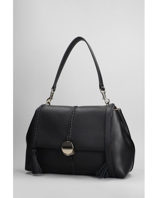 Chloé Penelope Shoulder Bag In Black Leather